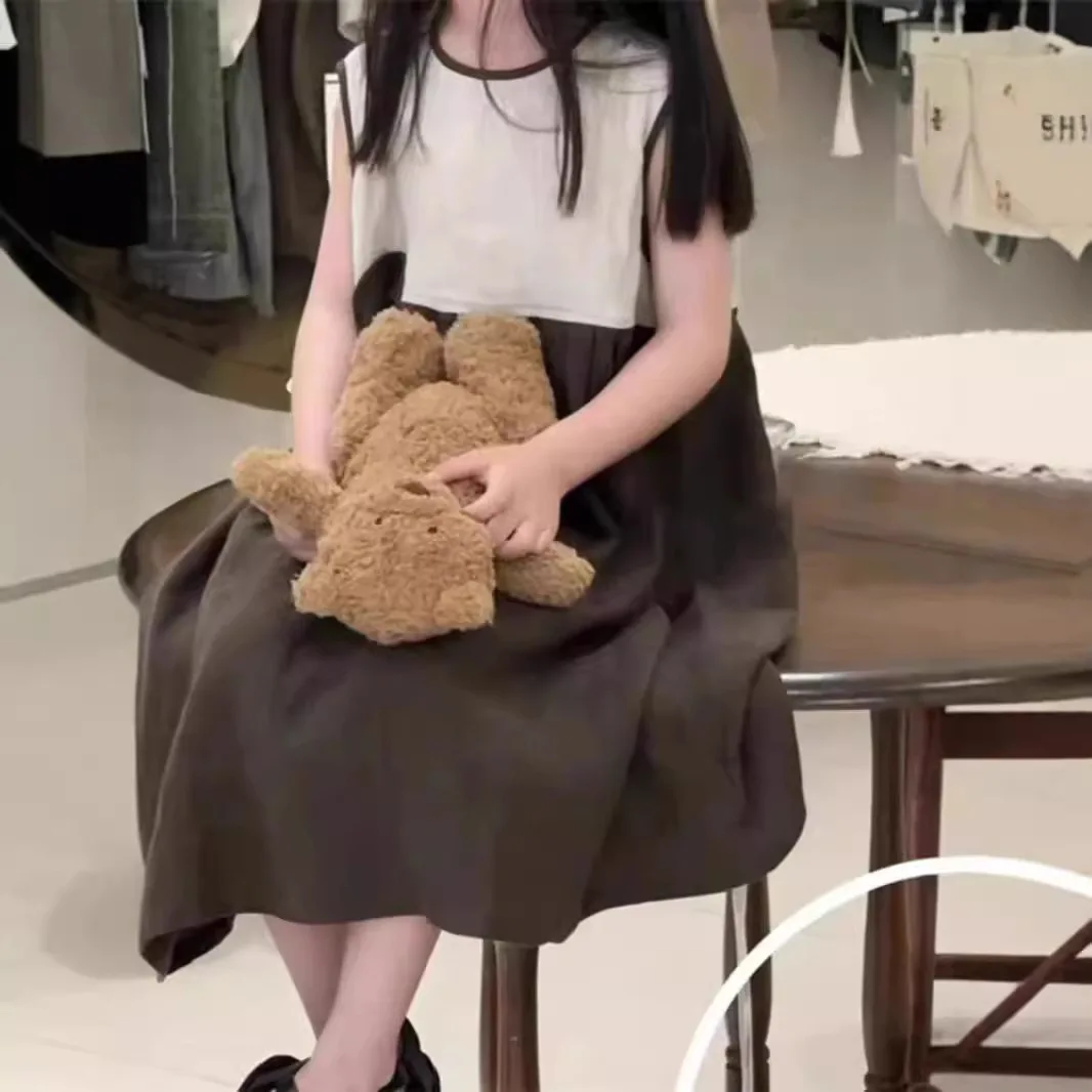 

Girls Casual Dresses Cartoon Embroidered Stripe Sundress – Fashion Princess Summer Gown