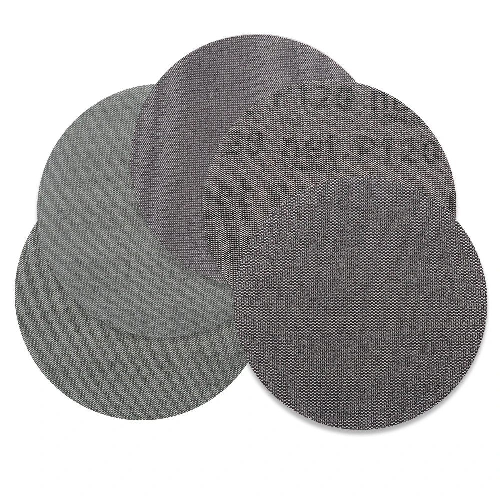 3'' 5'' 6 ''9'' Dust Free Mesh Sanding Discs Hook & Loop Dry Grinding Abrasive MIRKA Sandpaper 80 to 320 Grit for Polishing