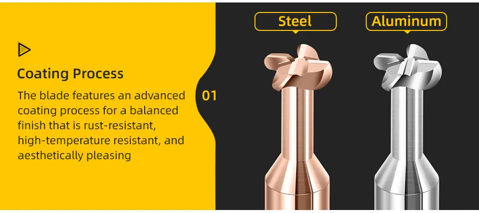 Swybb Radius Ecke t Schlitz Schaft fräser cnc Hartmetalls ch neider konkave Lichtbogen bearbeitung Stahl Aluminium Werkzeug 6mm r 1, 5 r1 r 0,5 – Detail 2