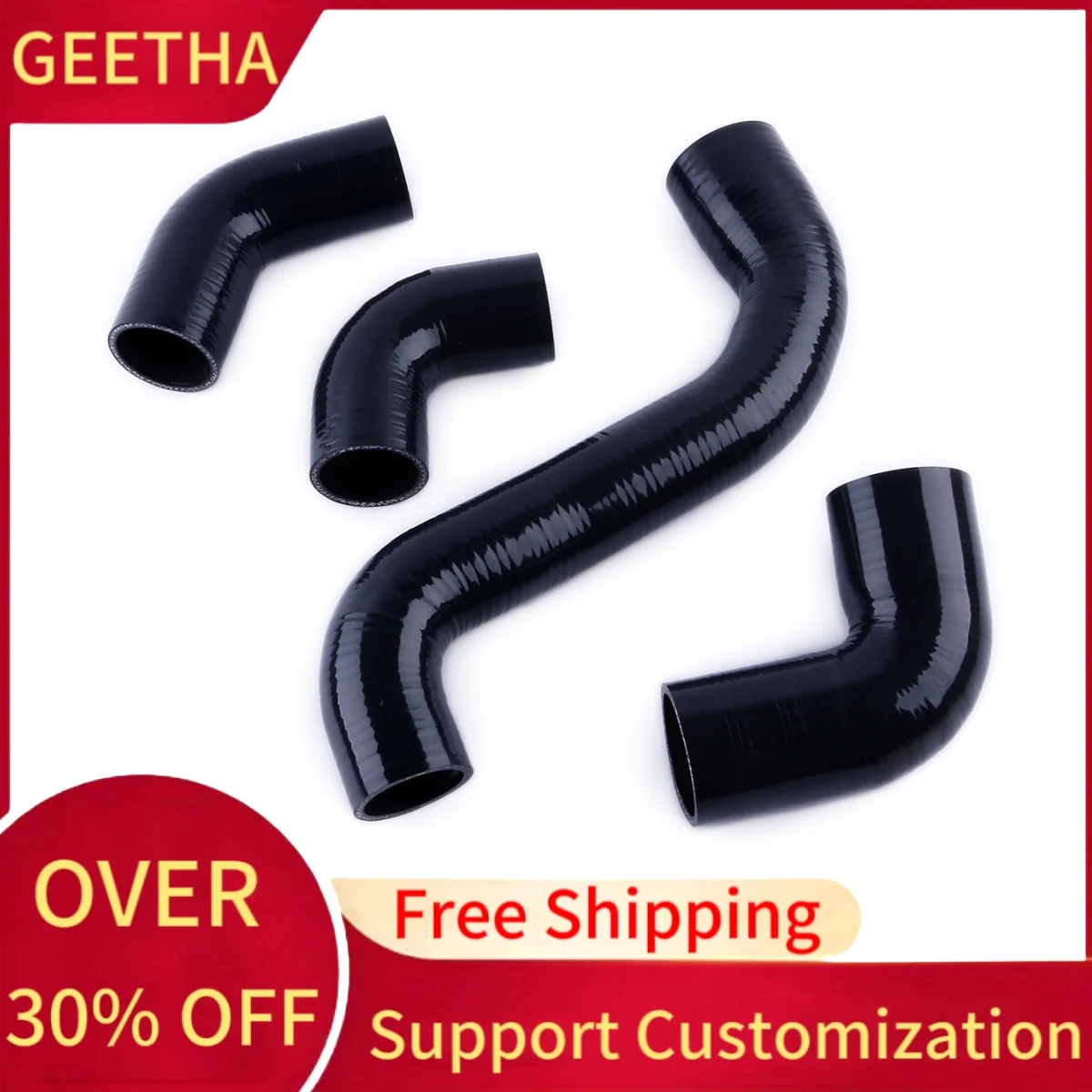 For Range Rover L322 3.0L TD6 2002-2006 Intercooler Turbo Silicone Boost Hose Tube Kit 2003 2004 2005