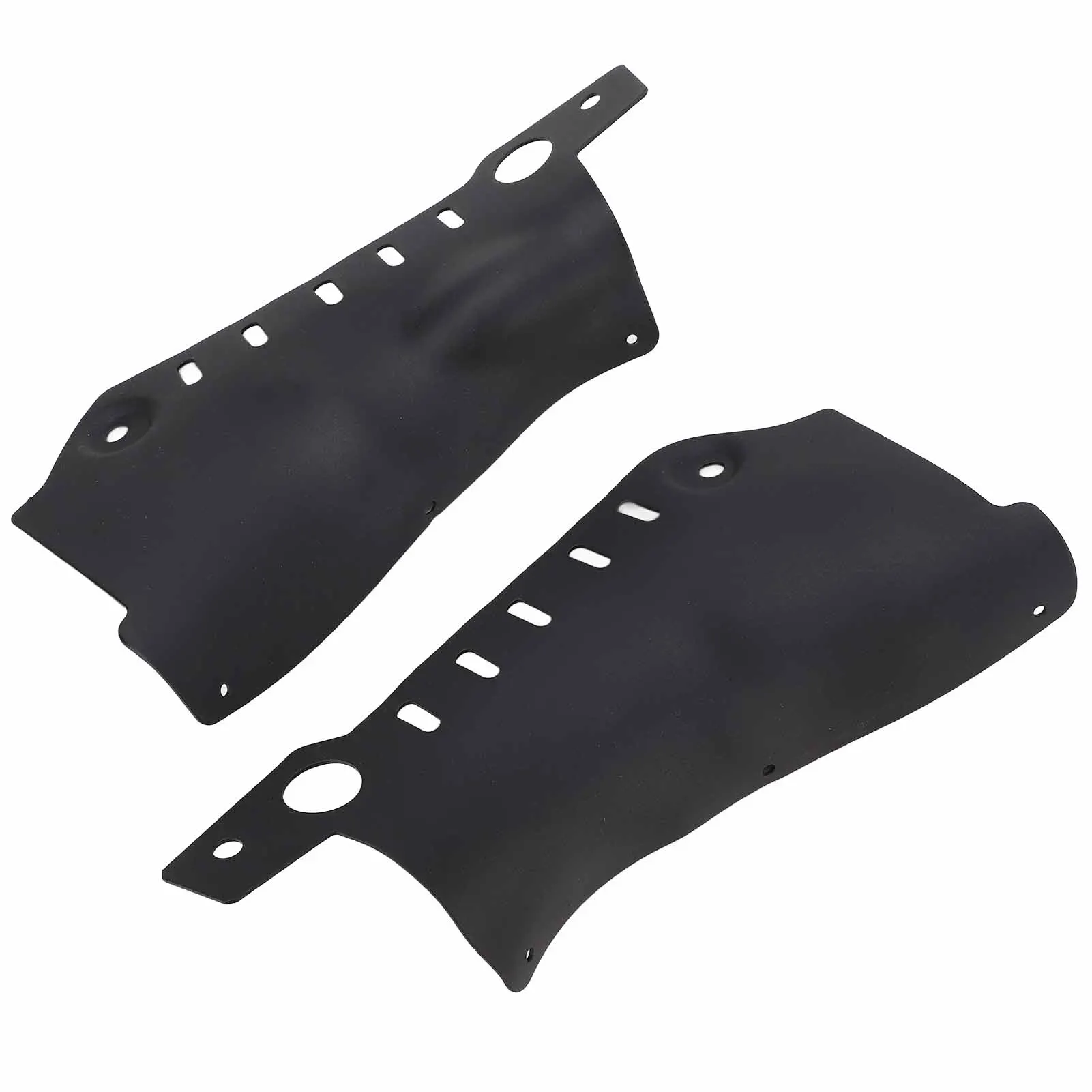 2 pçs chassi tubo de refrigeração guarda inferior condensador tubo proteção capa substituição para tesla modelo y 2021-2023 novo