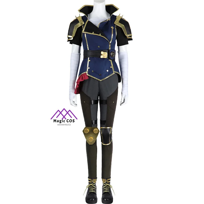 

VI High Quality Cosplay Costume Game LOL Arcane Season 2 Anime Accessories Uniform Christmas Carnival Comic Con Outfits Props