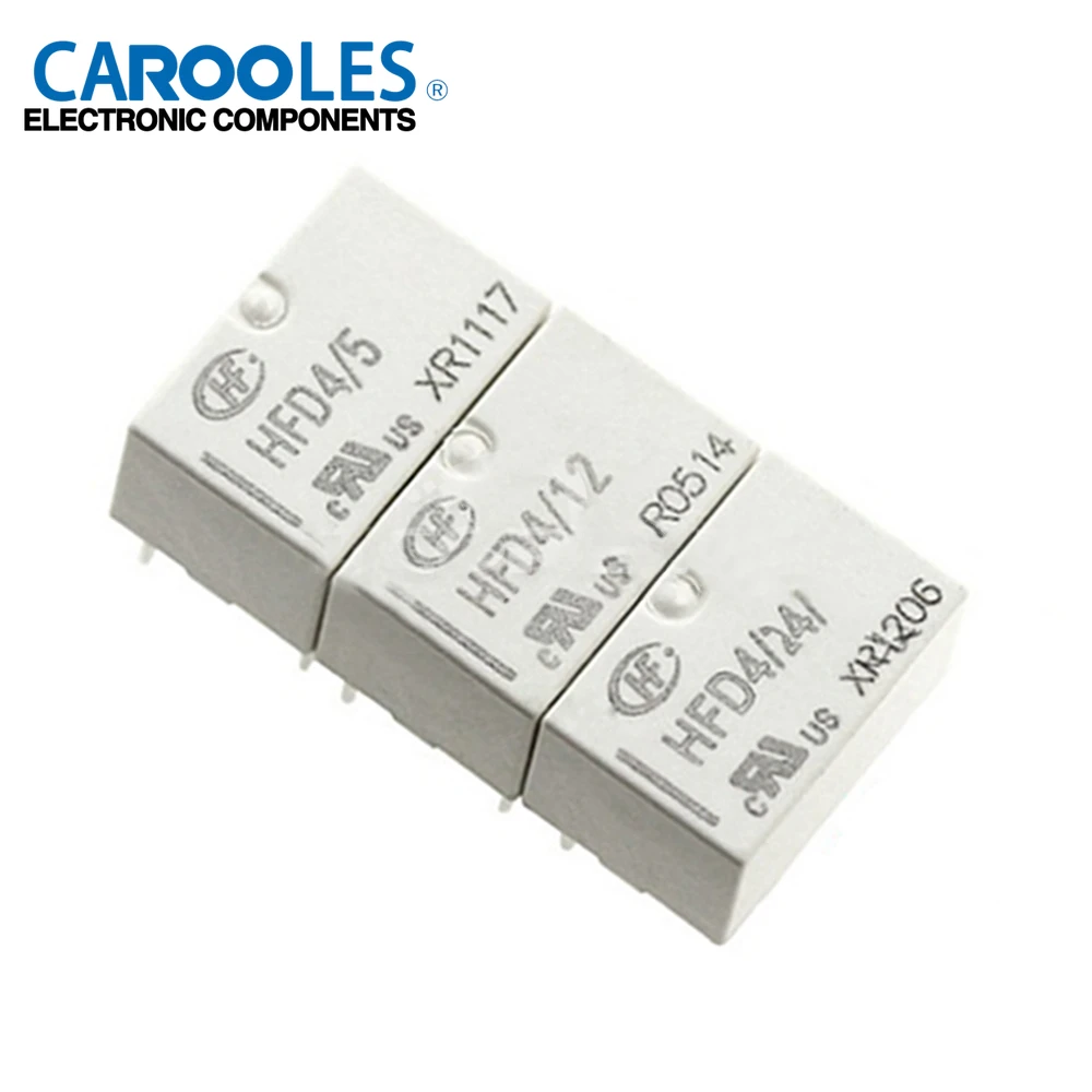 5pcs/lot Relay DIP8 HFD4/3V 4.5V 5V 12V 24V 2A