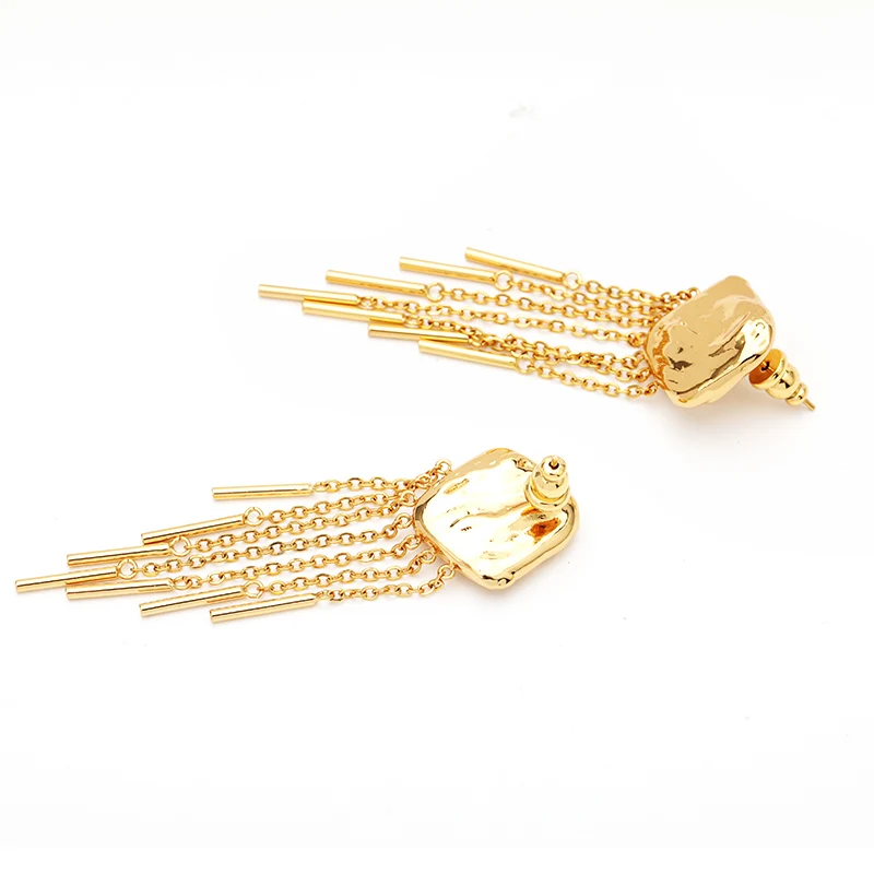 VAROLE Long Tassel Drop Earrings For Women Gold Color Hanging Earings Fashion Jewelry Trendy Gift Kolczyki