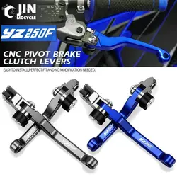 Motocross Foldable Pivot Dirt Bike CNC Brake Clutch Levers Cable Lever Handle For YAMAHA YZ250F 2009 2010-2020 2021 2022 YZ250 F