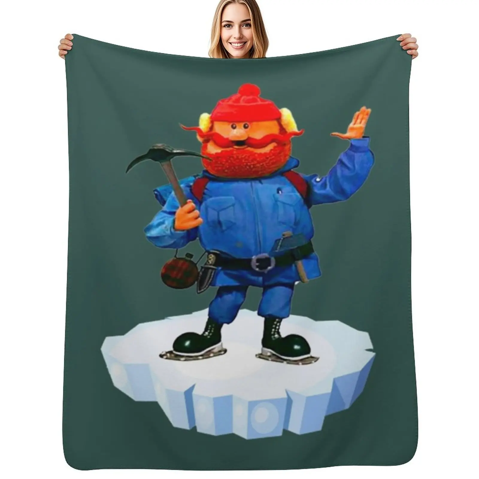 

Yukon Cornelius T-ShirtYukon Cornelius Throw Blanket Soft Home Decor Blanket for Couch Bedroom