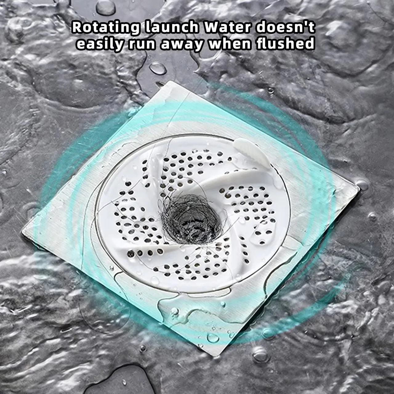 1/3/6 Pcs Japanese Swirl Hair Catcher, Universal Bathroom Sink Strainer, Anti-Clog Drain Filter