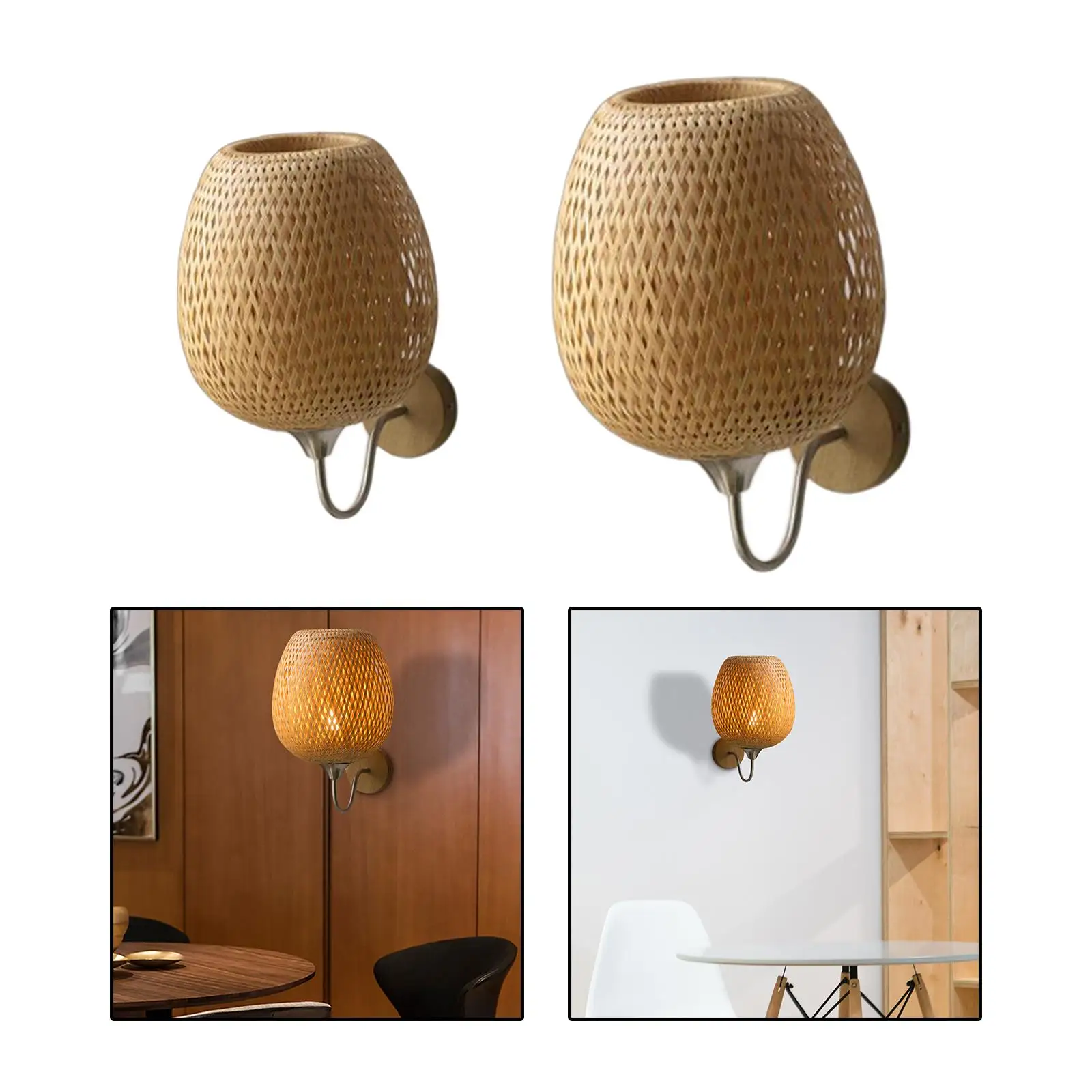 Imagem -03 - Luminária Interior Boho Wall Sconce Corredor Quarto Cozinha