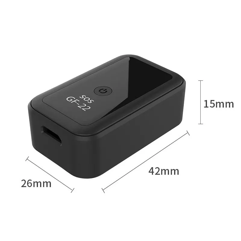 Mini GPS-tracker Real-time tracking SOS-alarm Anti-verloren locator voor auto Kinderen Huisdieren Geen installatie nodig