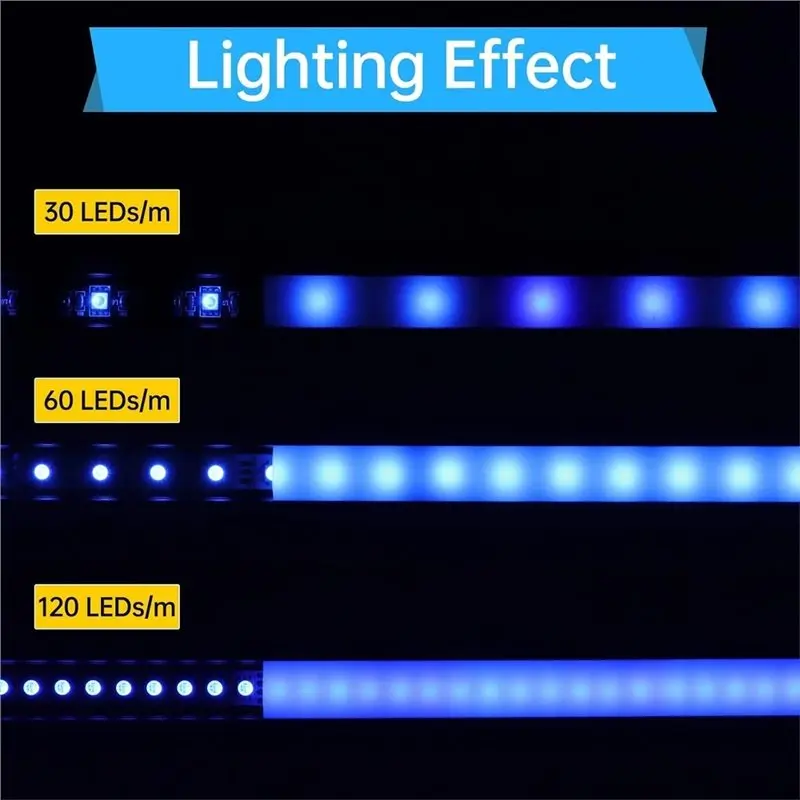 IALJ-Rimless U Shape For LED Aluminum Channel System With Mounting Clips And End Caps, For LED Strip Light Installation Support