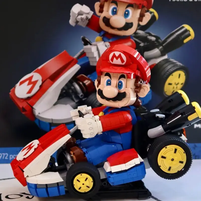 2025 منتجات جديدة 1972 قطعة نموذج الكارتينج القياسي اللبنات لعبة كلاسيكية سباق الطوب لعبة الأطفال الهدايا 72307