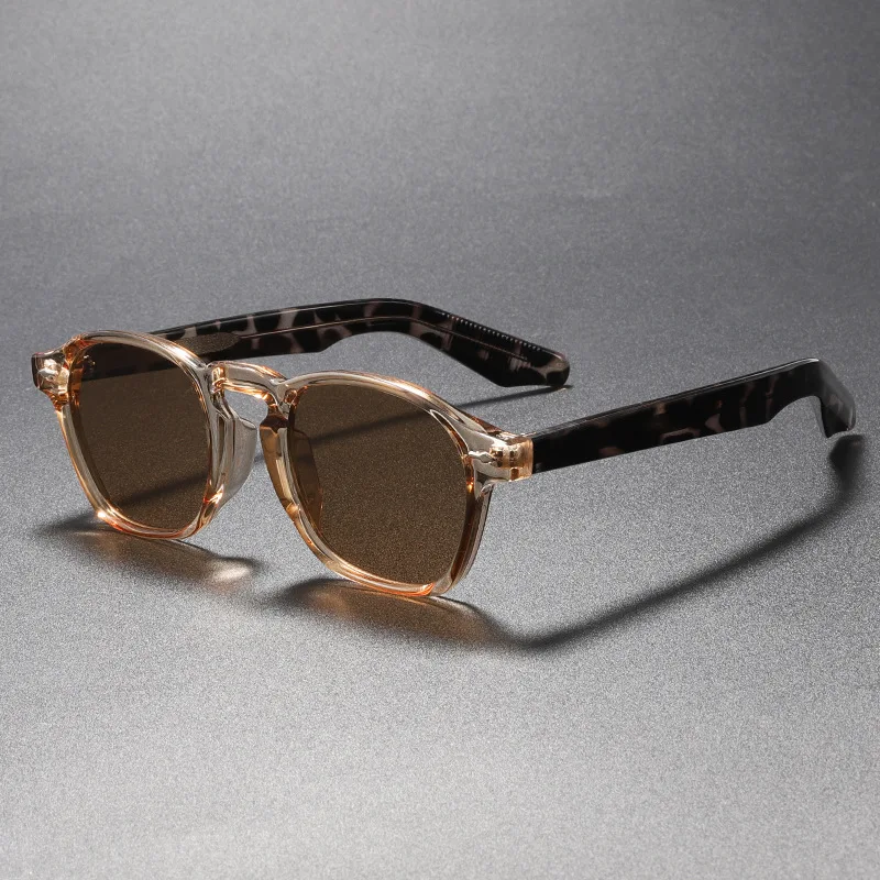Klassische Retro-Sonnenbrille für Damen und Herren, ultraleichter TR90-Rechteckrahmen, UV-Schutz-Sonnenbrille für Outdoor-Reisen