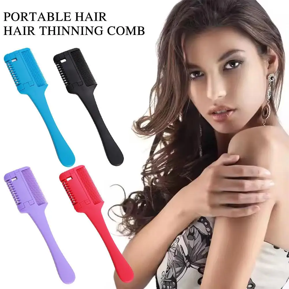 

Hair Cutting Comb Shaving Hair Brushes with Razor Blades Hair Trimmer Cutting Thinning Tools Barbershop Hair Salon Styling Tools