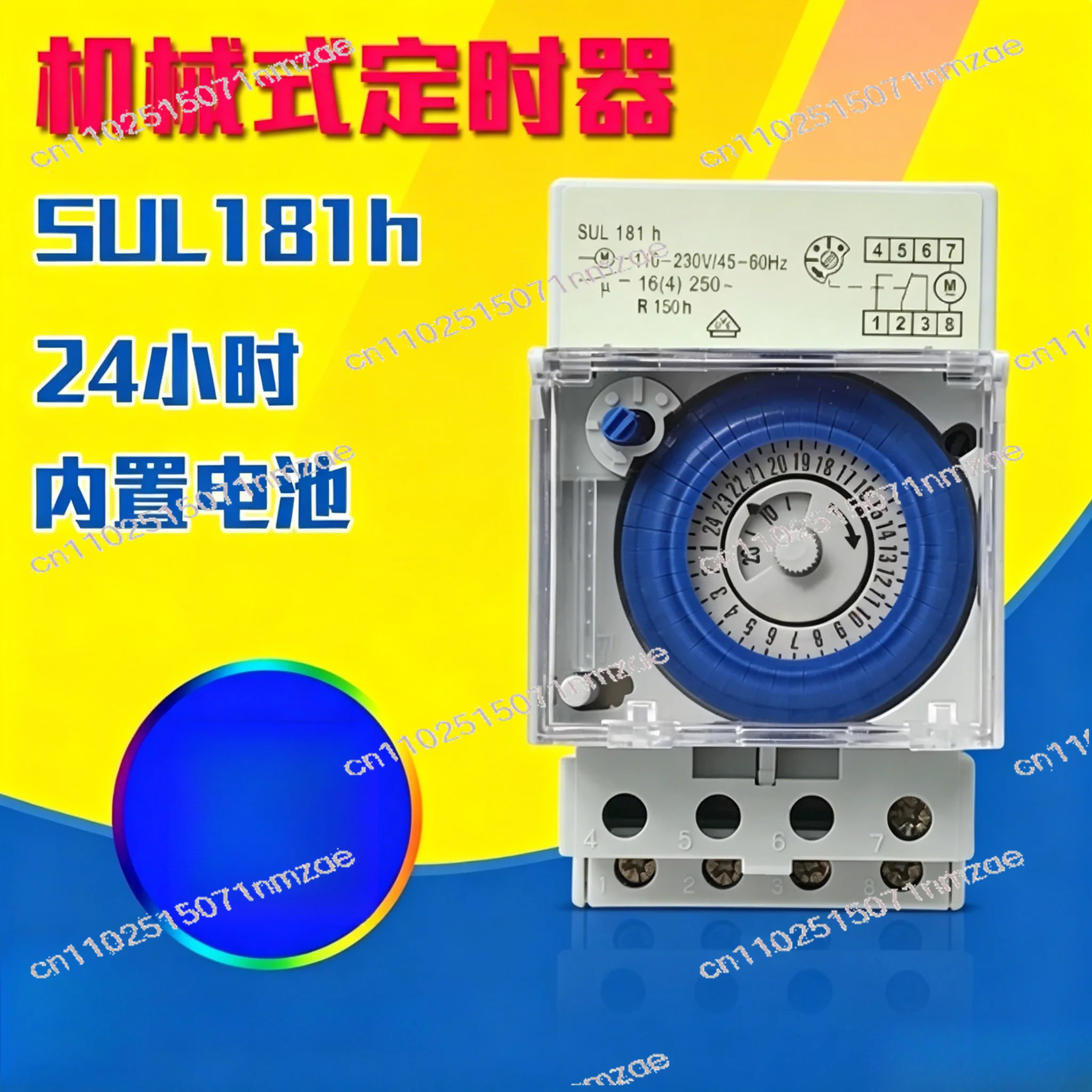 

24 hours mechanical timing switch automatic 181H billboard street light swimming pool circulating water timer