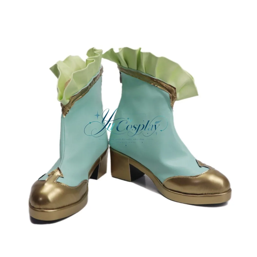Zapatos de Cosplay de Anime Game Uma Musume Grass Wonder, Calzado de Personaje de Carreras, Estilo Escénico para Halloween y Espectáculos