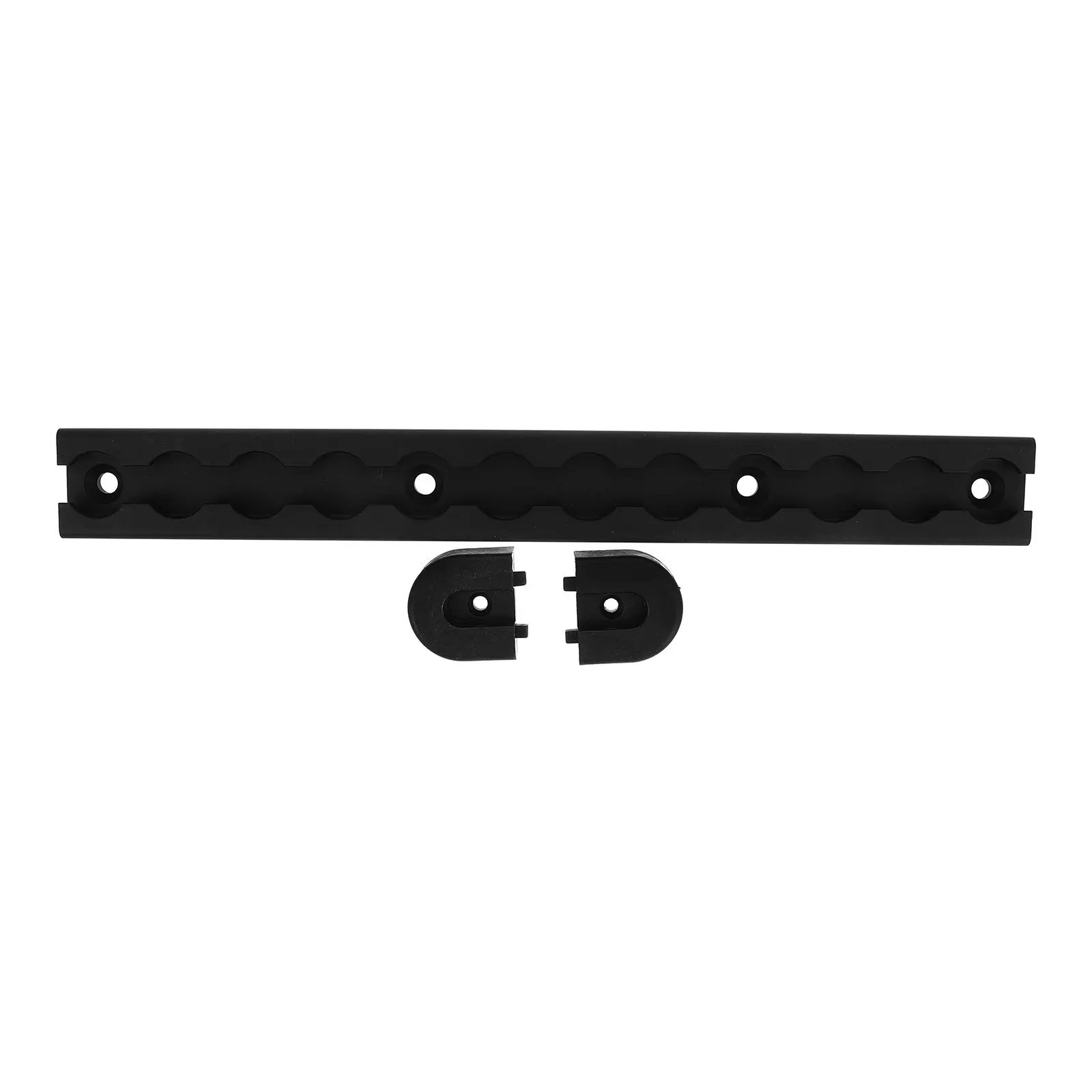 

Rail System 12 Black Extruded Aluminum Heavy Duty for Vehicle Cargo Securement Smooth Sliding Storage Efficiency