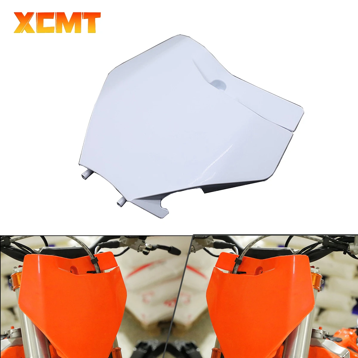 

Motorcycle Plastic Cover Front Number Plate Registration Fender For KTM XCF250 XCF450 XCW250 XC XCF XCW XCFW EXC EXCF SX SXF