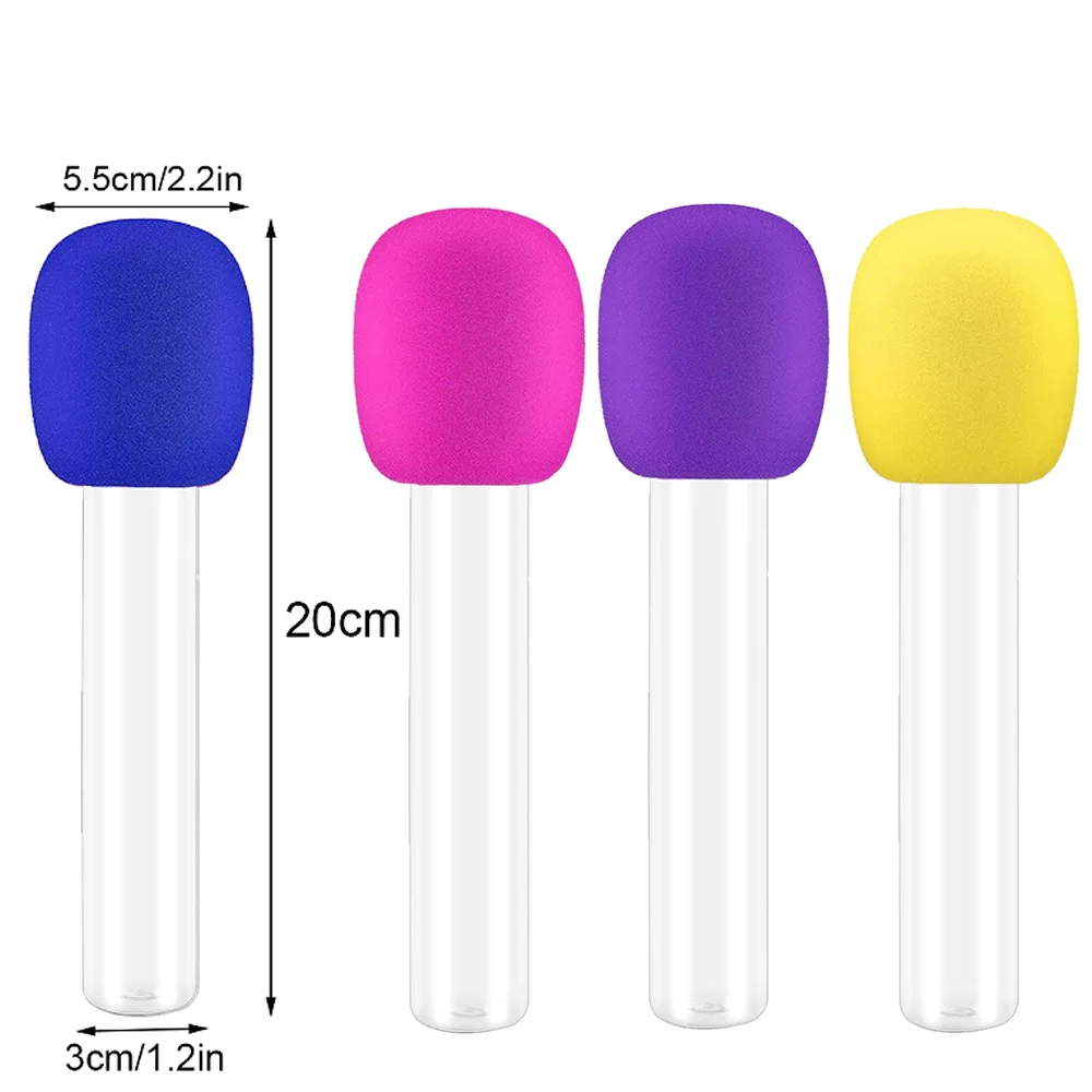 Microphone Candy Tubes Sweet Box 4 Colour Kids Disco Music Birthday Party Decoration Supplies Kids Favor Gifts