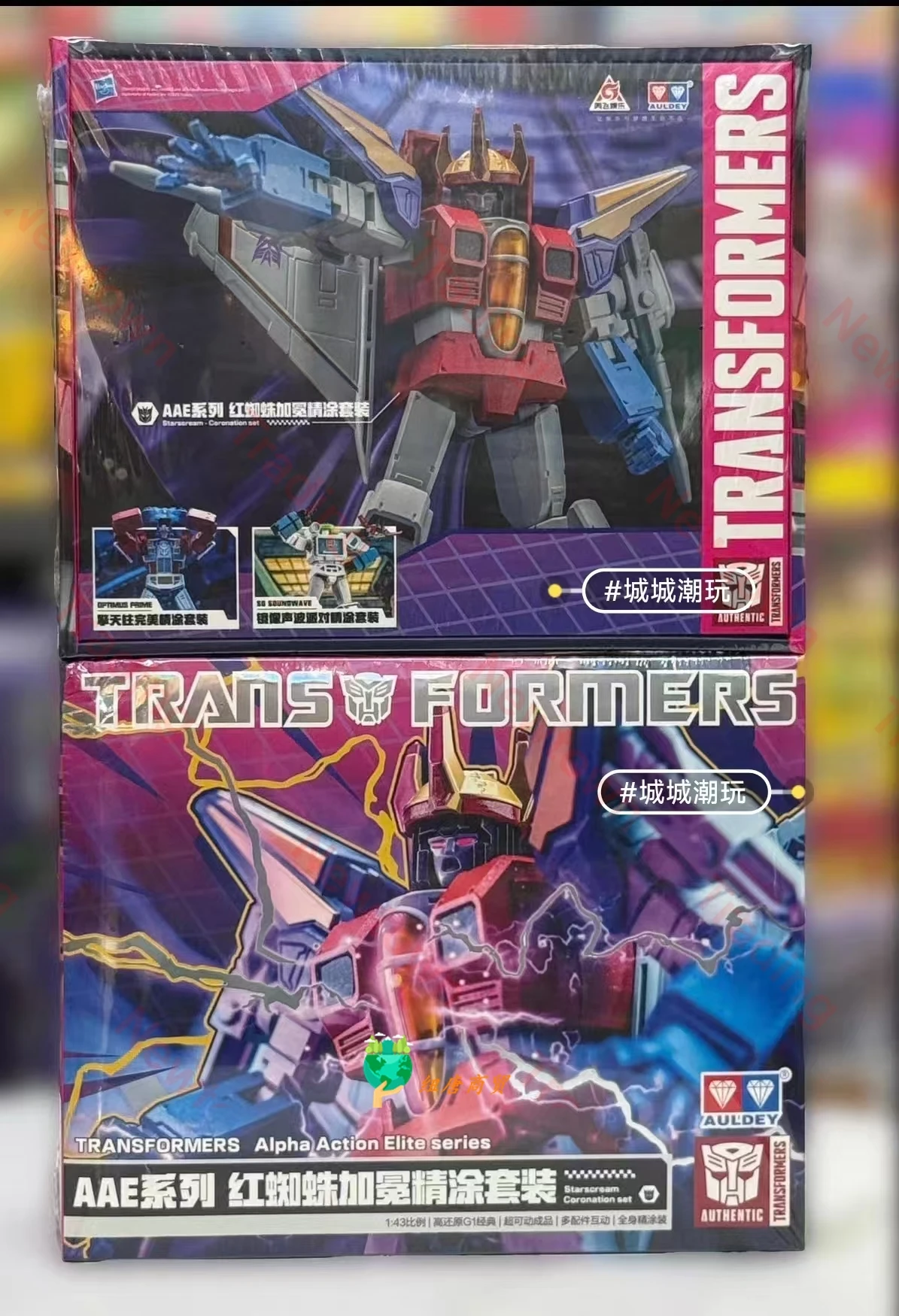 

Игрушка-трансформер G1 Pillar Starscream Coronation Mirror Sonic Premium Coating Set Коллекция фигурок Подарок