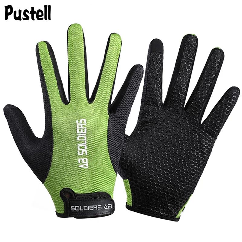 Summer Men Cycling Gloves Thin Touch Screen Non-Slip Breathable Running Fitness Anti-UV Driving Outdoors Sports Women Gloves