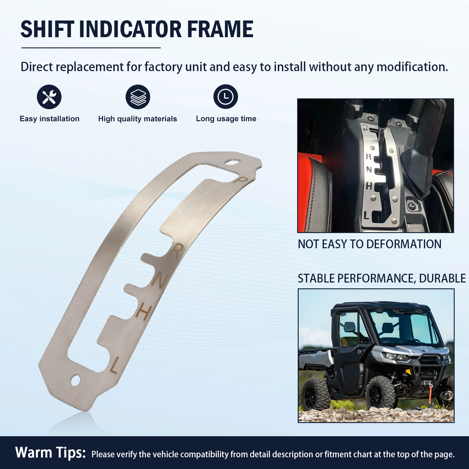 

Рычаг переключения передач, узел решетки, обрезная пластина 707900608 707900506 Can-Am для Defender HD10 HD9 HD8 2017-2025, рамка индикатора переключения передач