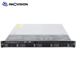 Professional 1U 650MM Server Chassis Factory Hotswap 4 bays 4HDD With SATA or 12G Mini HD Backplane Data Storage Computer Case