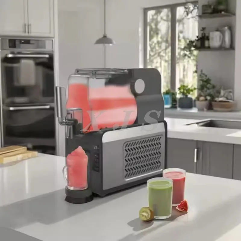 High Performance Slush Machine, Multifunctional Smoothie Drink Maker, Commercial Household Dual Use for Juice Wine Slush Making
