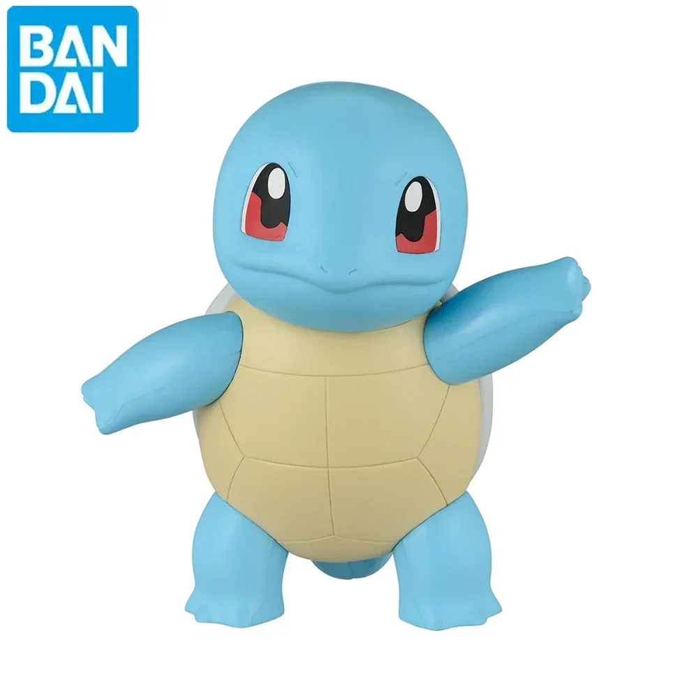 Oryginalny zestaw modeli BANDAI Pokmon Plamo Quick 17. Squirtle Action Figure Assembly Ozdoby kolekcjonerskie Figurka Model Zabawki Prezenty