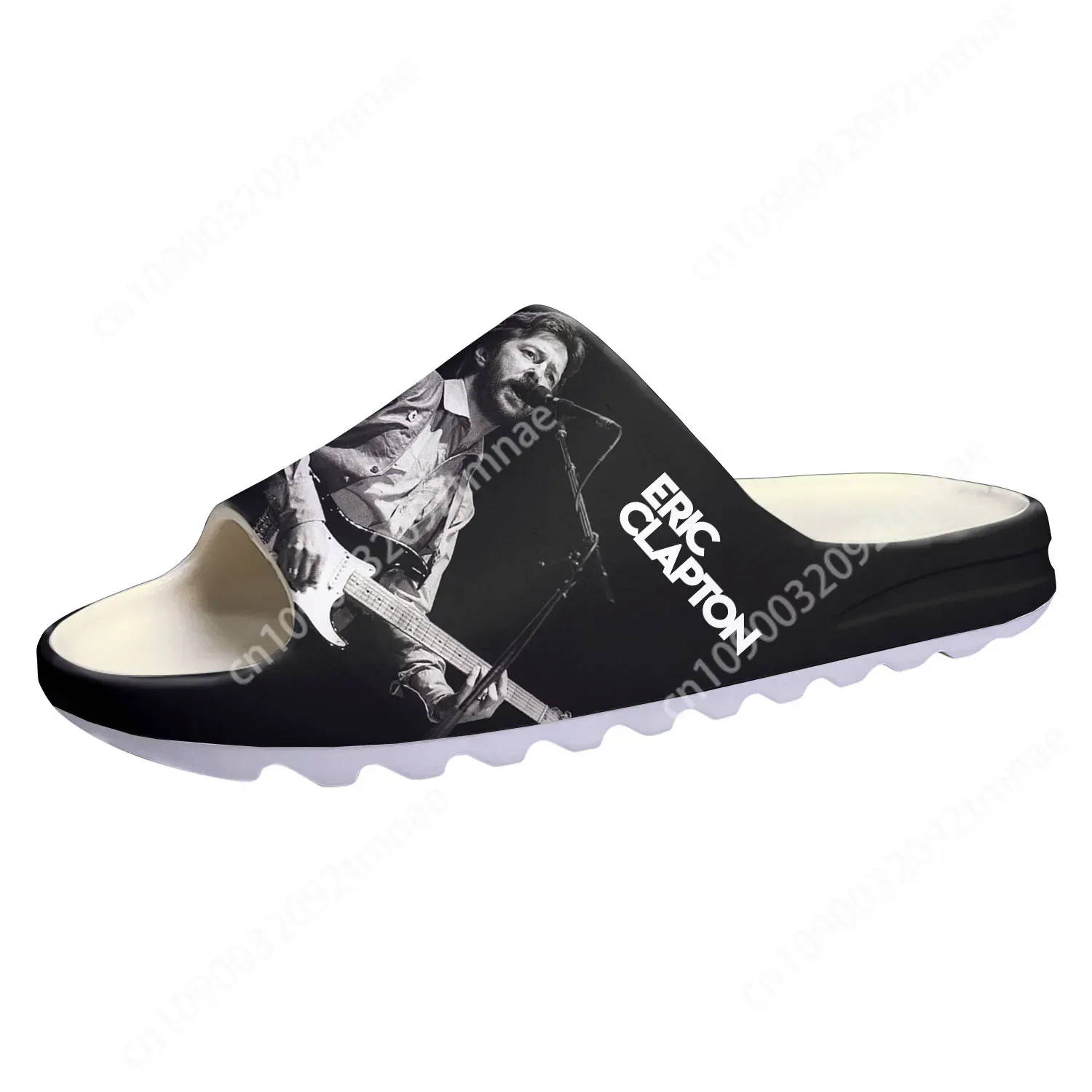 Eric Clapton Rock Guitar Soft Sole Sllipers Home Clogs Water Shoes Mens Womens Teenager Bathroom Beach Customize on Shit Sandals