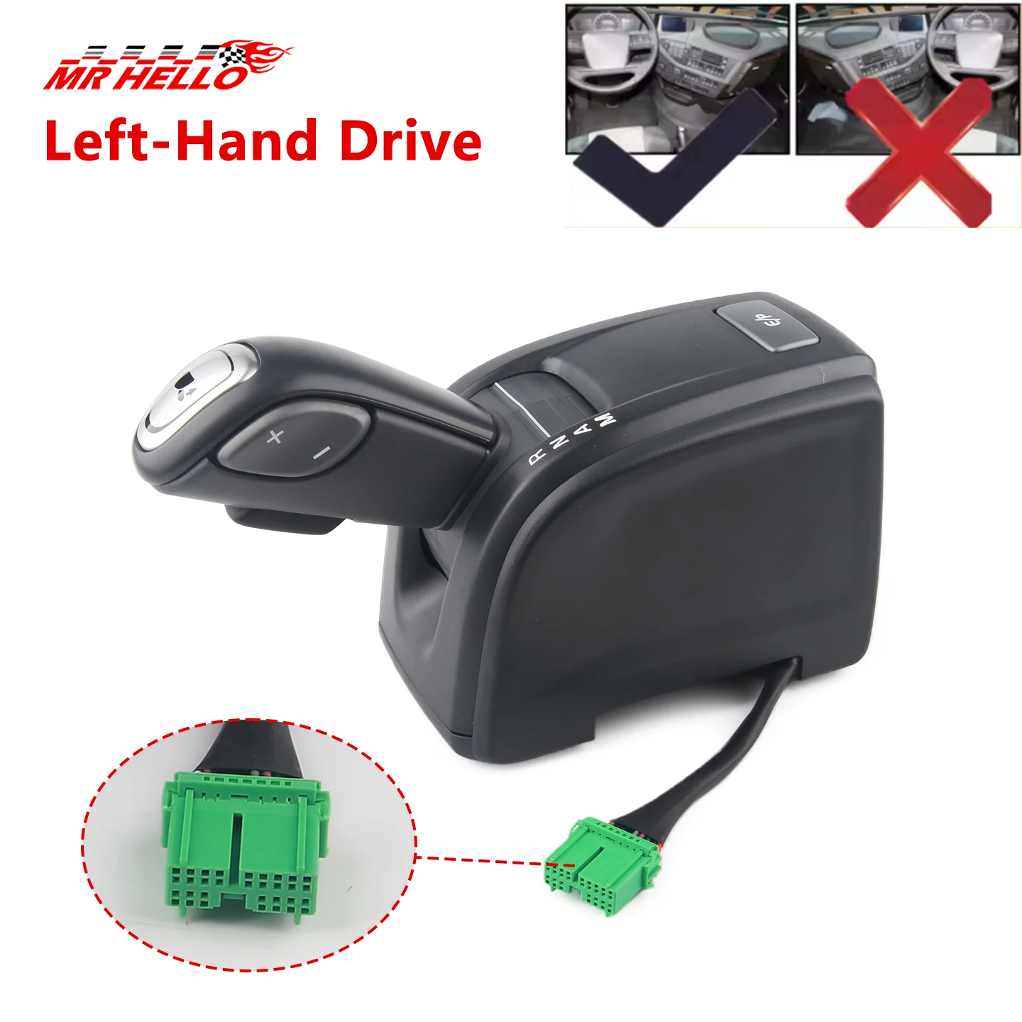 

Transmission Gear Shift Lever Control Left-Hand Drive Gear Shift Knob For VOLVO Truck FH12/FH13 21937969 21073025 22583045