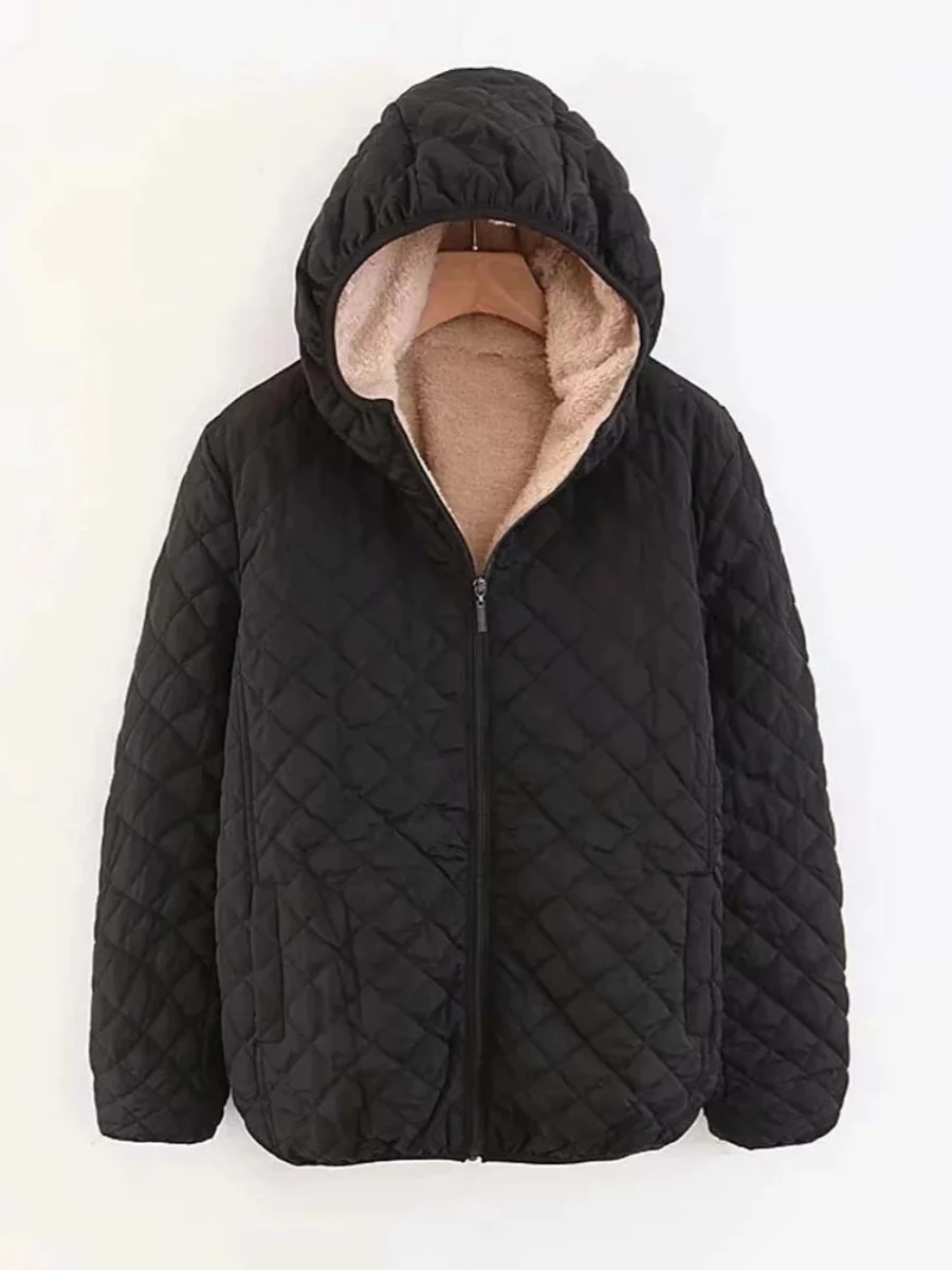 

Теплое приталенное хлопковое пальто с капюшоном и мягкой подкладкой размера плюс, длинное пальто Sve ort на молнии с застежкой-молнией