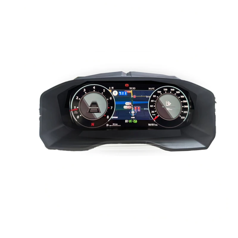 

2017-2020 Compatible with CarPlay and Android Automatic LCD Dashboard with IPS Screen