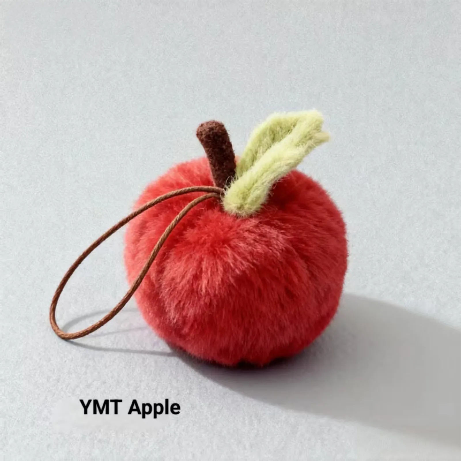 YMT Red Apple Plush Doll Cute Stuffed Hanging Ornament Soft Squeezable Toy Birthday Gift For Women