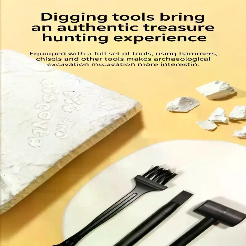Dinosaur Fossil Dig Kit – Excavate & Assemble Dinosaur Skeletons| 3D Dino Bones Puzzles| Jurassic Paleontology Toy