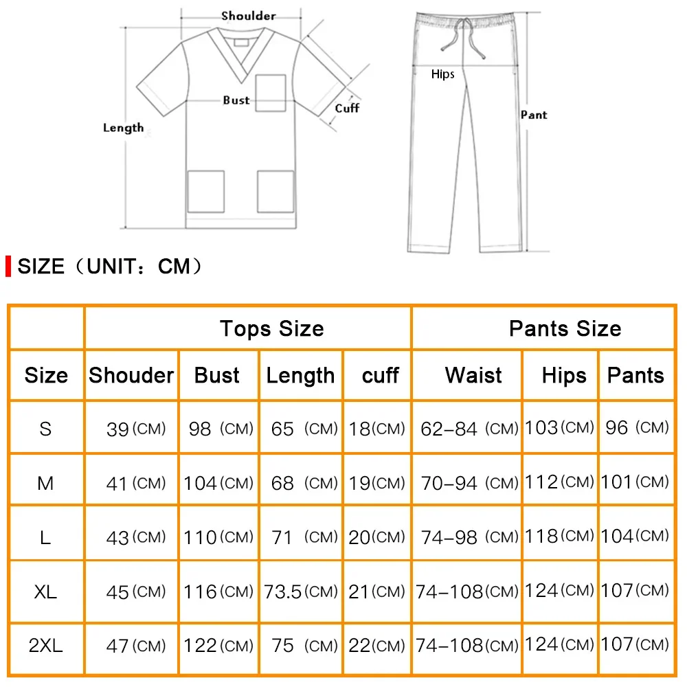 Aesthetic Uniforms Woman Beauty Manicurist Work Wear Hot Sales Scrubs Top Blouse Nursing Pants High-quality Scrub Suit Wholesale