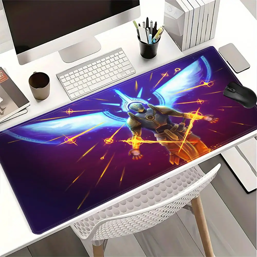 ULTRAKILL 가브리엘 마우스 패드 - 지옥의 판사 천사 보스 데스크 매트, 신성한 FPS 전투 예술, 사이버 천국 게임 선물