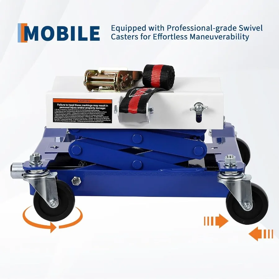 مقبس نقل عالي التحمل بوزن 450 رطل، رافعة أرضية لإصلاح السيارات لصيانة المركبات بدون جهد ونقل سلس R #3