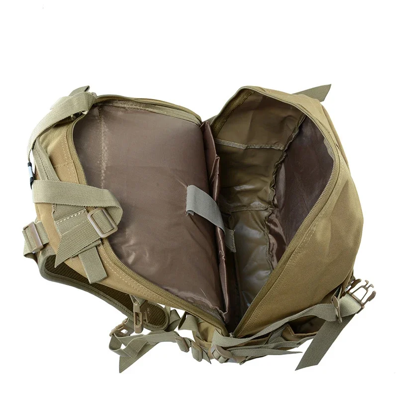 Mochila de camuflaje para viajes al aire libre, bolsa táctica de gran capacidad, impermeable, senderismo, escalada, 40L