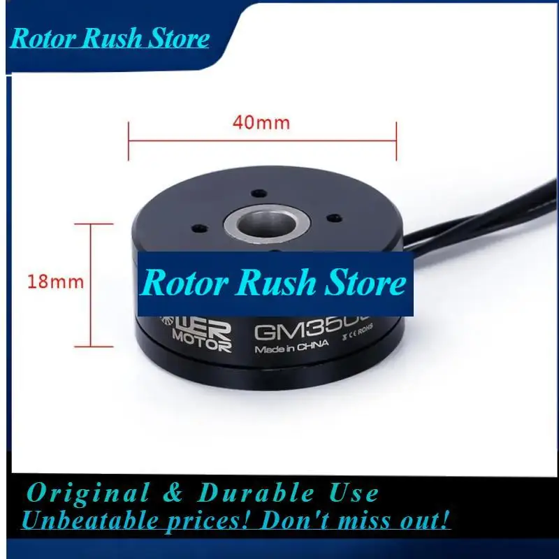 RoRuSIflight Ipower GM3506 130T Brushless Gimbal Motor With AS5048A Encoder Hollow Shaft For SLR Camera Stabilization