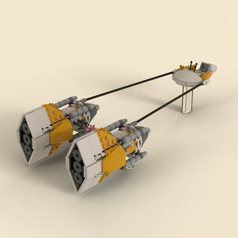 MOC Science Fiction Film (STAR BATTLE) Ultimate Podracer Bundle Serie Bausteine Modell Spielzeug Festival Geschenke Spielzeug für Jungen