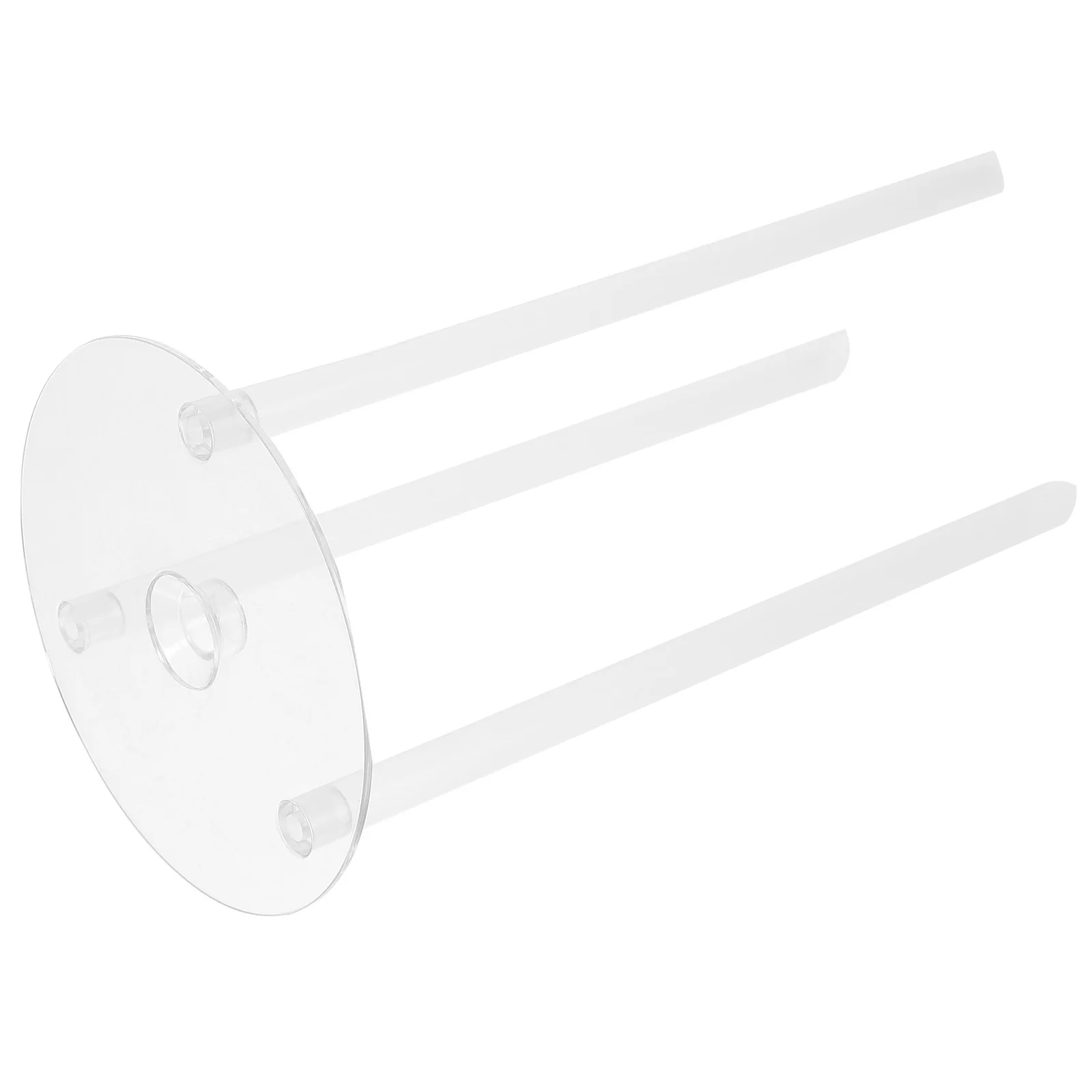 

4 set White Plastic Dowel Rods Multilayer Floating Spacer Support Stacking Kit For Wedding Birthday Baking Efficient Elegant