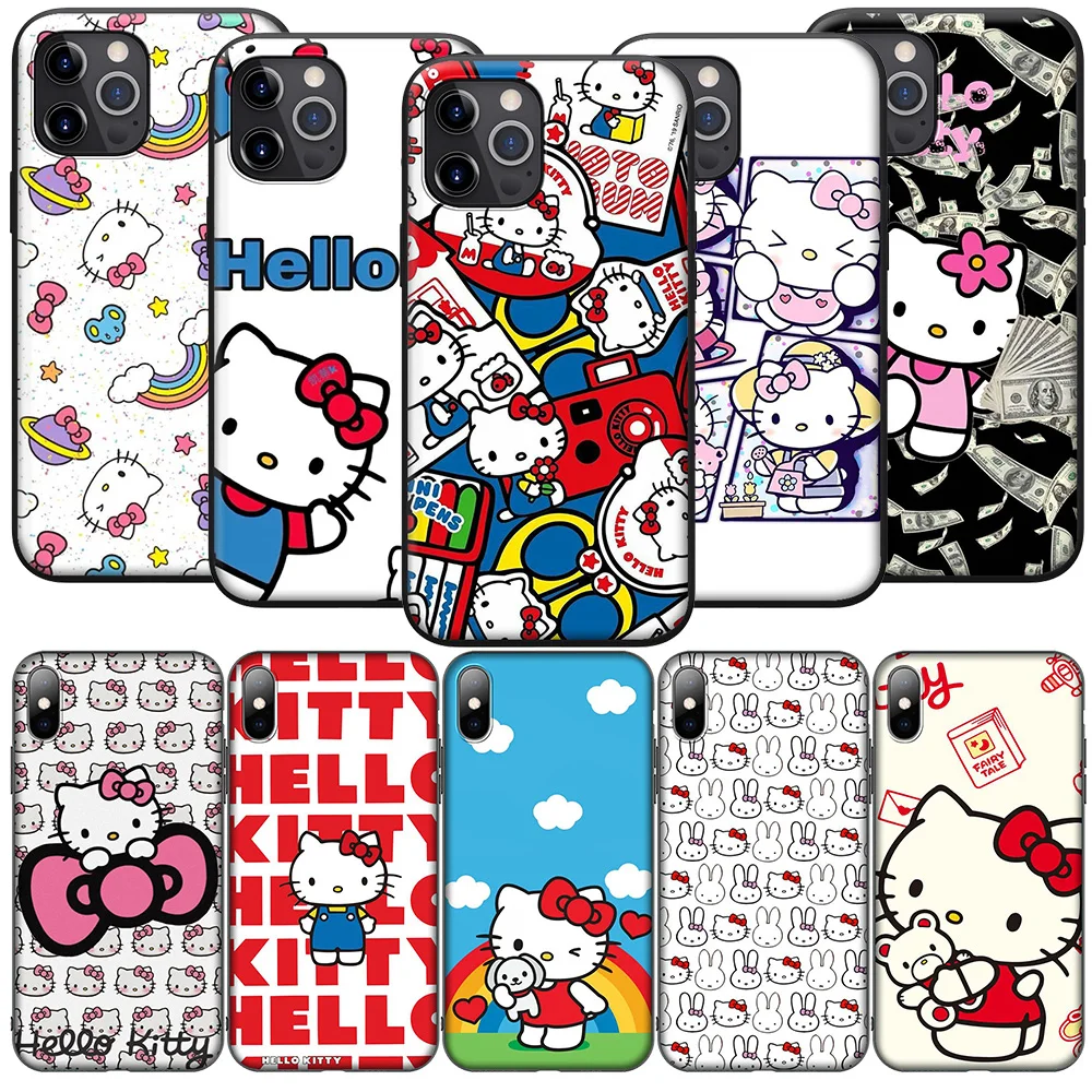 Новый высококачественный мягкий чехол Hello Kitty для Realme C20A C20 C21 C21Y C25 C25S C25Y C30 C31 C33 C11 C12 C15 Narzo 20 50i X2 XT Pro