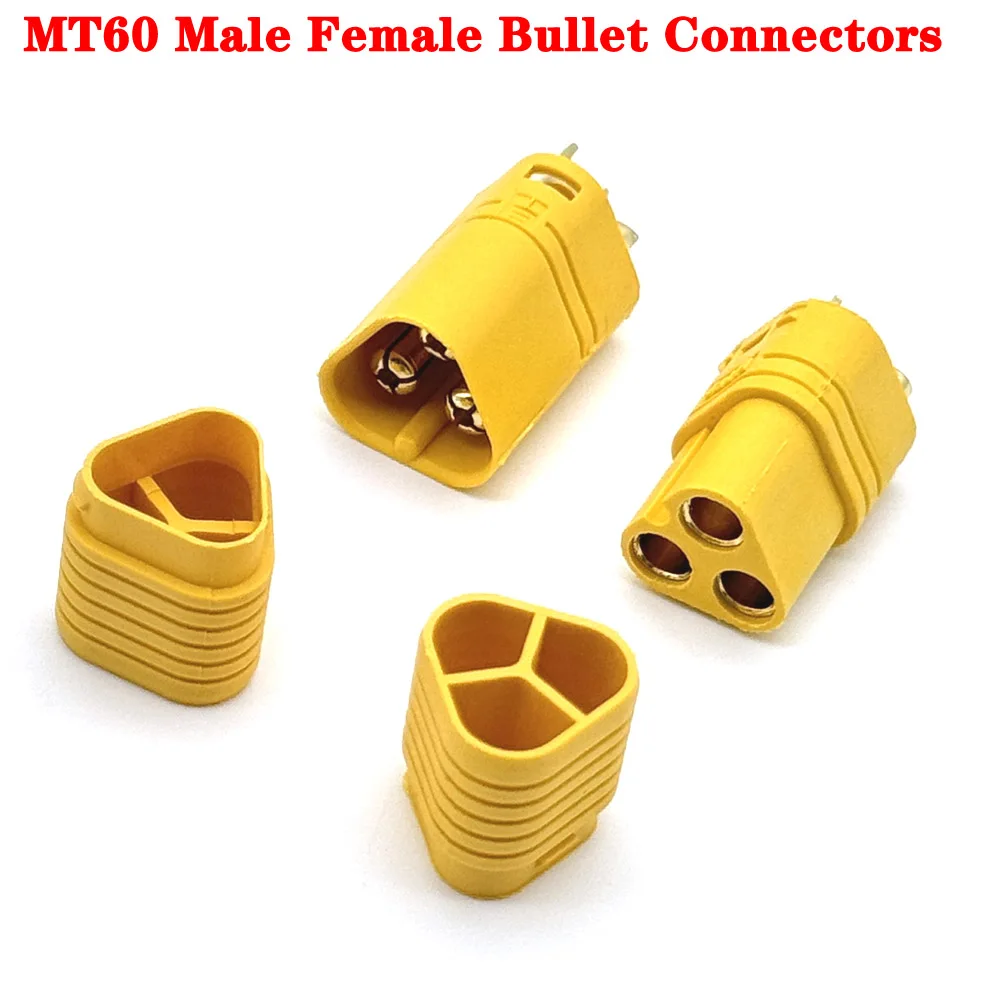 

MT60 Connector MT60 Male Female Bullet Connectors Power Plugs for RC Lipo Battery Motor XT60 Drone Connectors