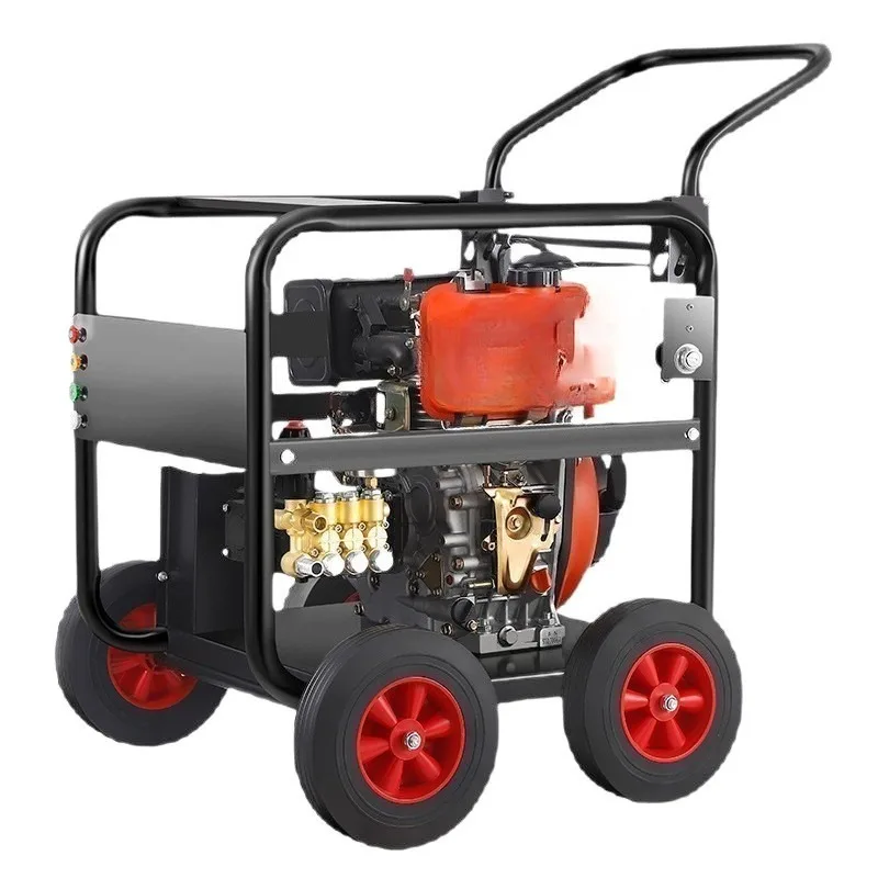 High-pressure car washer High-power commercial outdoor mobile cleaning equipment Industrial grade