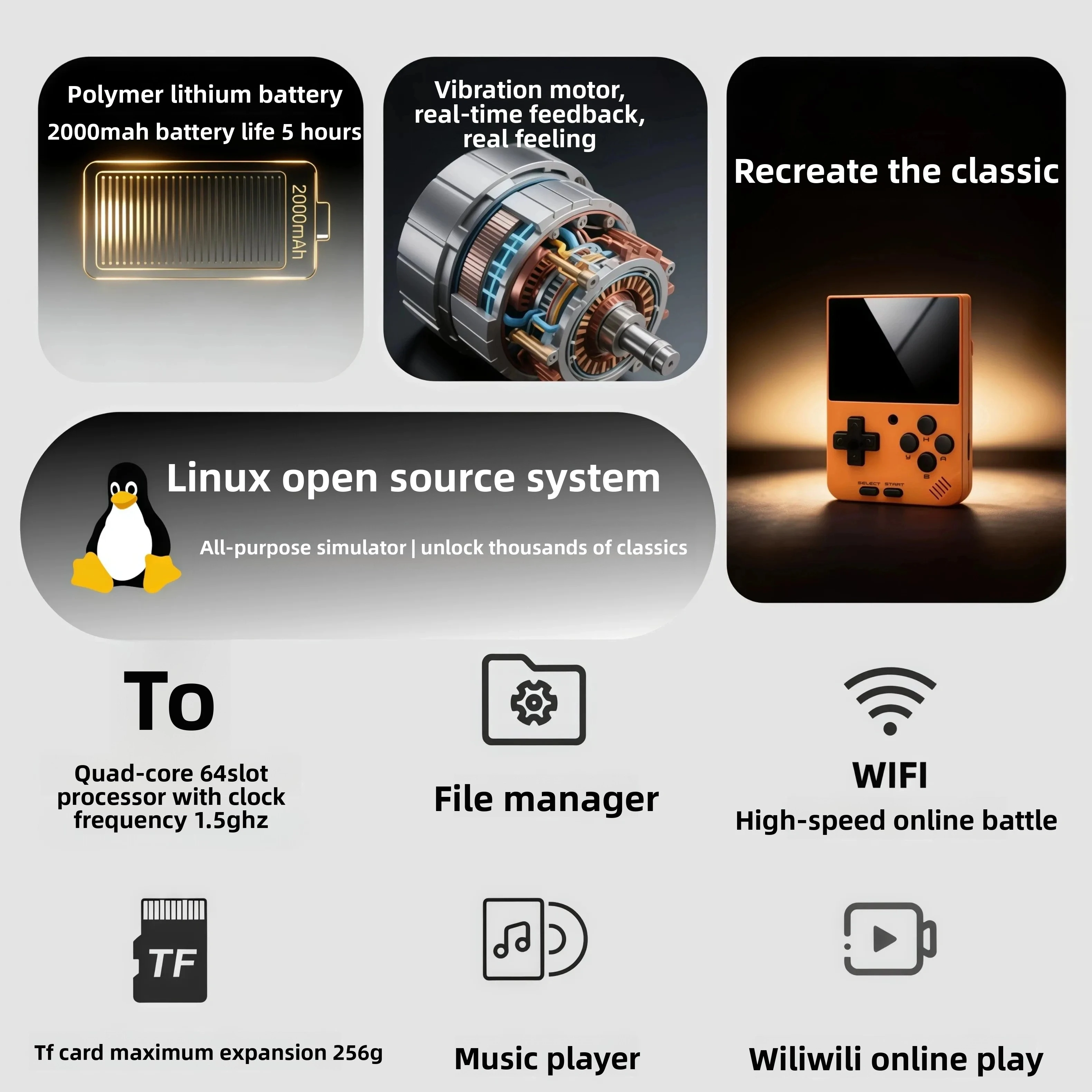 Retro Gaming Linux - Konsola do gier Moolinbox A10Mini Open