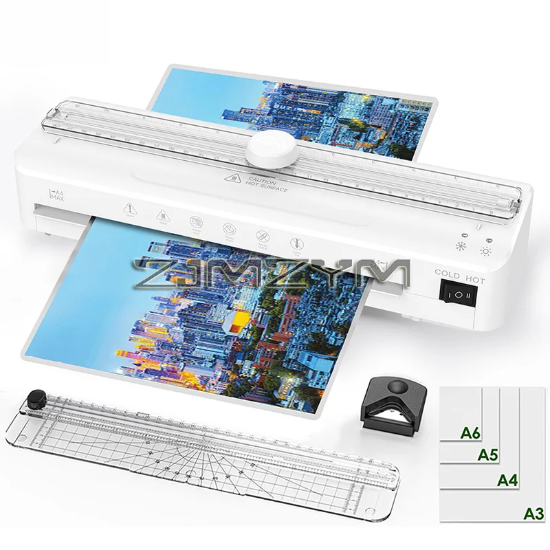 Multifunctional Pouch Laminator A4 Plastic Sealing Machine Cutting Paper Integrated Cross-border Photo Laminating Machine