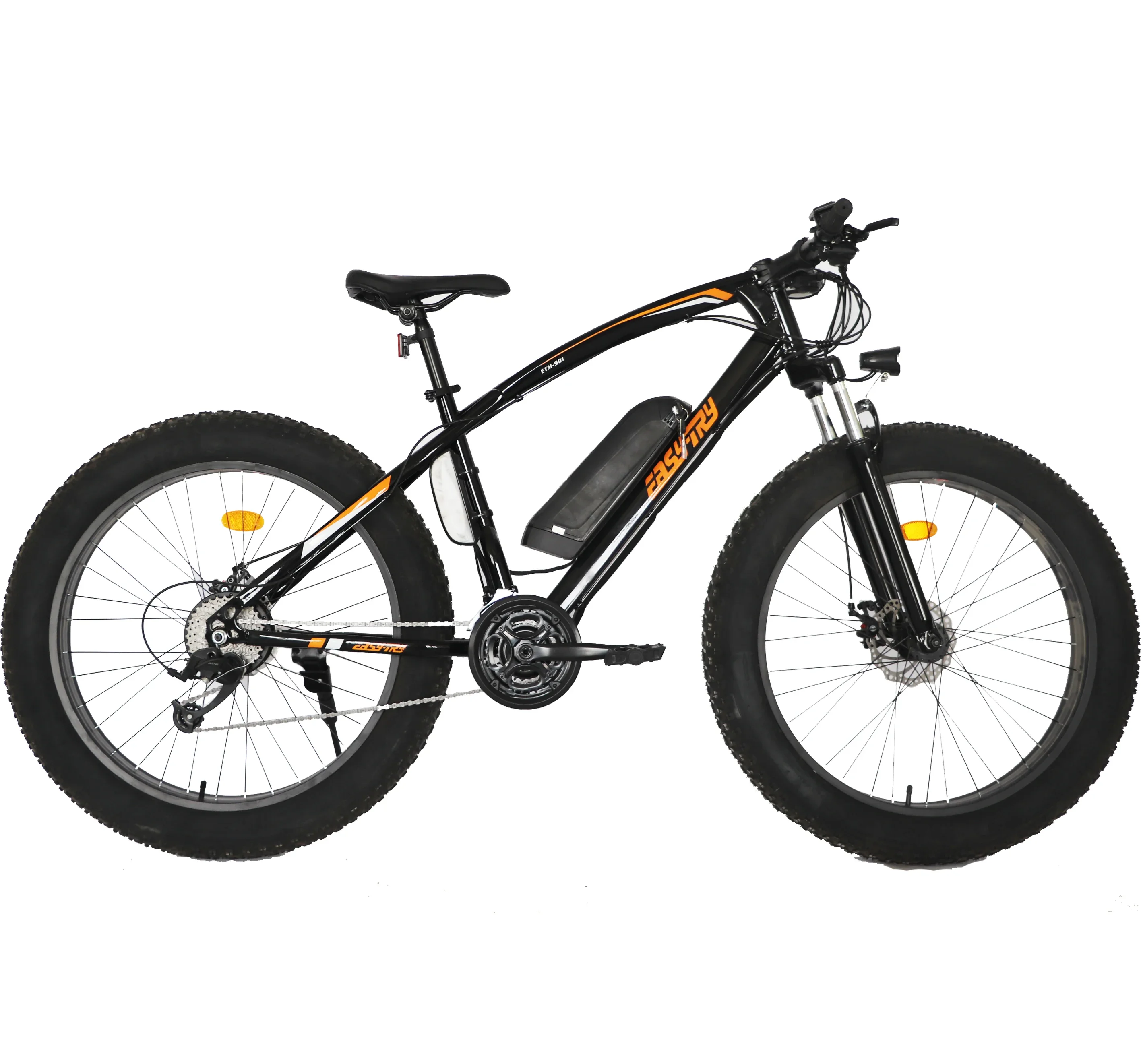 36V 500W Electric Bike with Strong Power 26 Inch Downhill Fat Tire Best Steel Frame Down Tube Battery E-Bike Hub Motor