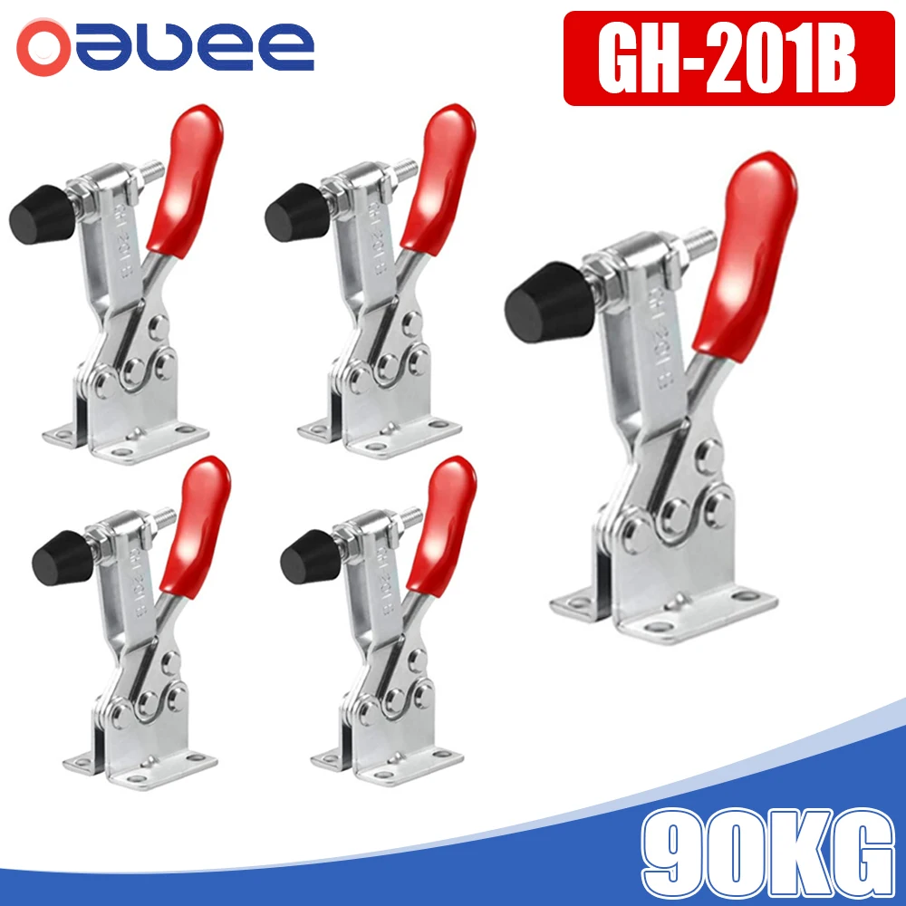 GH-201B рычажные зажимы для деревообработки сверхмощные быстросъемные зажим фиксатор с нажимной ножкой зажимные зажимы для деревообработки
