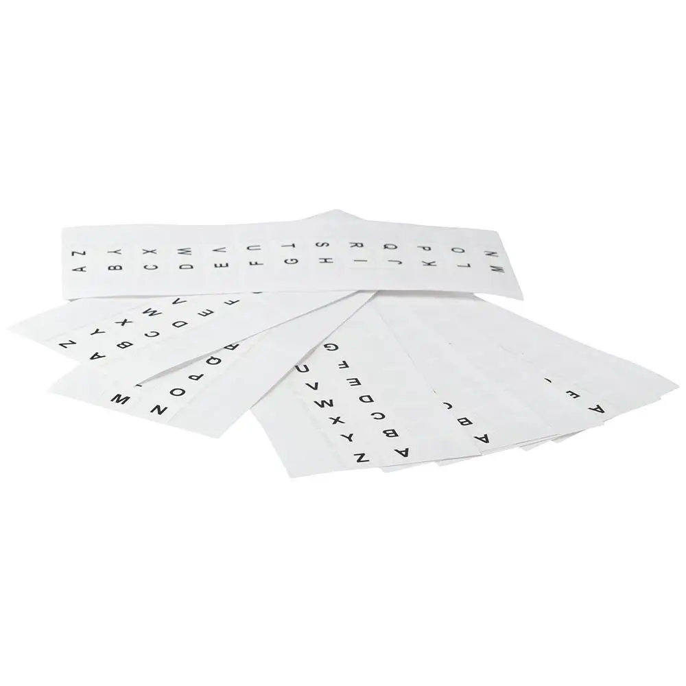Small A-Z Sticky Tabs White Alphabet Book Tabs Self-Adhesive 208PCS Index Tabs Notebooks