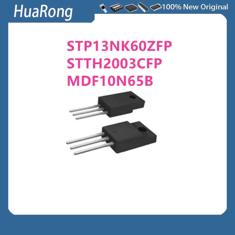 

20Pcs/Lot STP13NK60ZFP P13NK60ZFP STTH2003CFP STTH2003 MDF10N65B MDF10N65 TO-220F